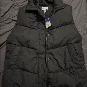 Arizona Jean Company Black Quilted Puffer Vest